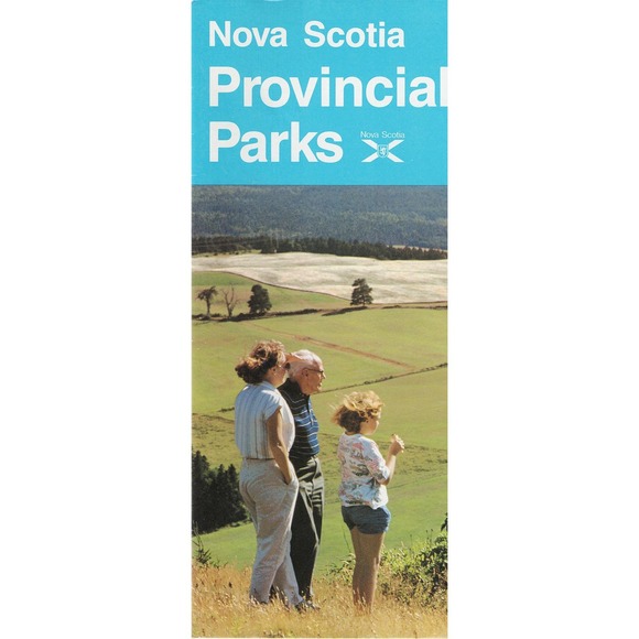 24 x 18 Foldable Nova Scotia Provincial Parks Department of Tourism Brochure Map - Picture 1 of 6